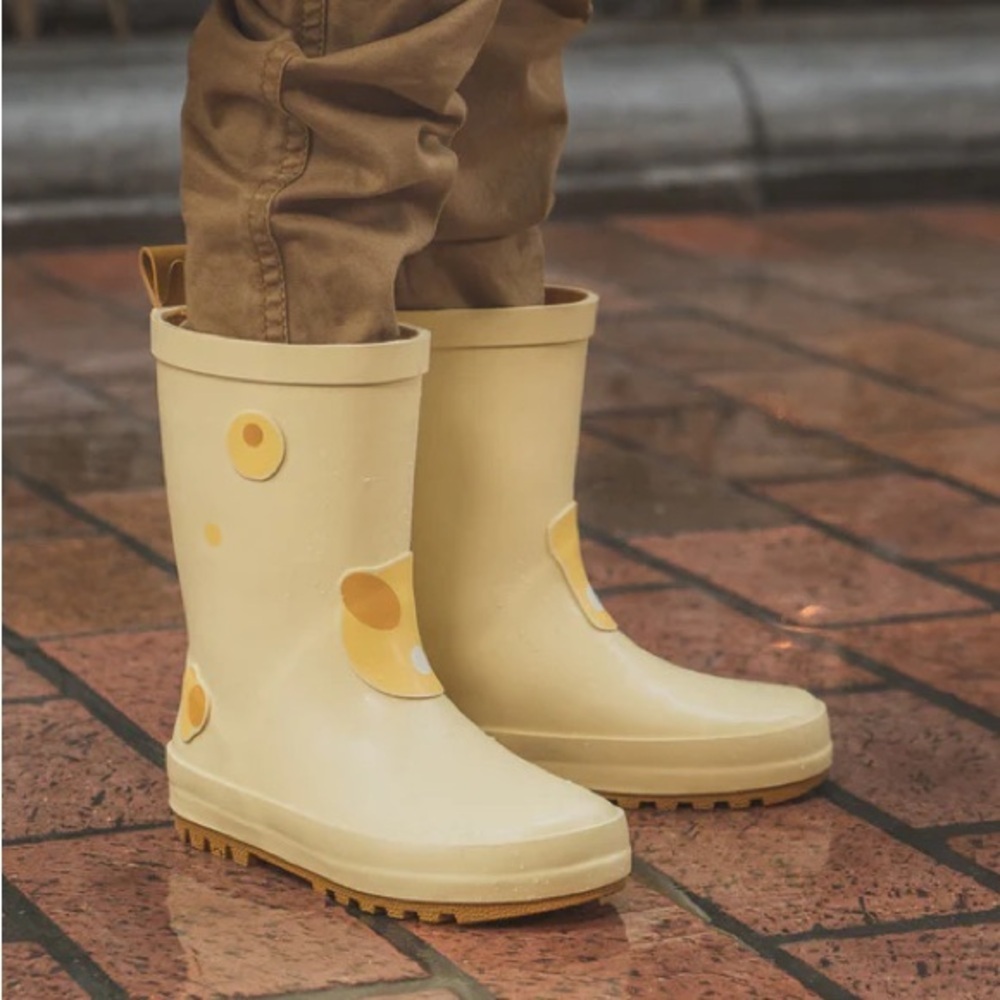 Coco Village Kids Yellow Atari Rain Boots size 1
